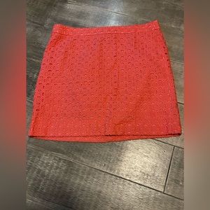 J.Crew Orange Skirt Size 8